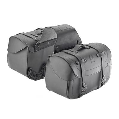 Sacoches cavalières Kappa KMLW01 CUIR (2 x 28 LITRES)