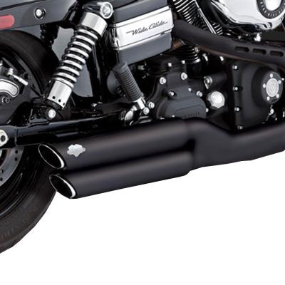 Silencieux Vance & Hines TWIN SLASH SLIP-ON BLACK