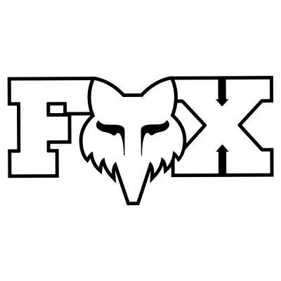 Stickers Fox F HEAD X 3"