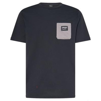 T-Shirt manches courtes Oakley CLASSIC B1B POCKET TEE BLACKOUT/UNIFORM GREY