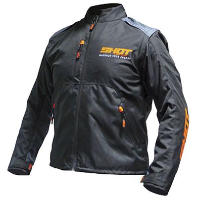 Veste enduro Shot CONTACT ASSAULT - BLACK NEON ORANGE 2022